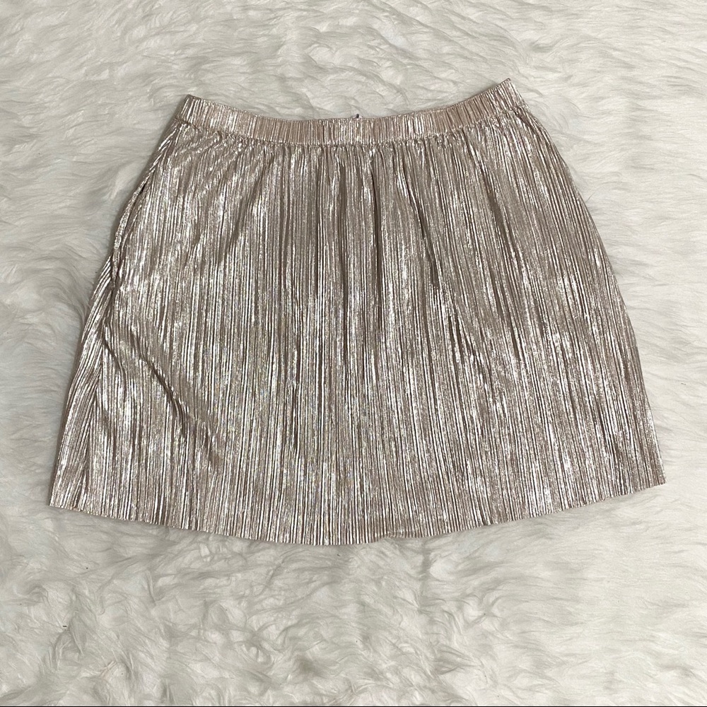 BCBGENERATION Gold Mini Skirt - Picture 2 of 6
